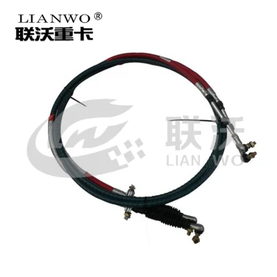 Sinotruk HOWO A7 Select Gear Flexibles Kabel Wg9725240204 3400 mm Original-Ersatzteile